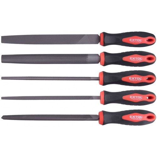 EXTOL PREMIUM pilníky, sada 5ks, 200mm, sek 2 8803611