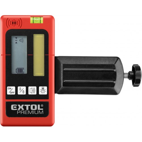 EXTOL PREMIUM přijímač-detektor laser. paprsku, červeného i zeleného 8823390