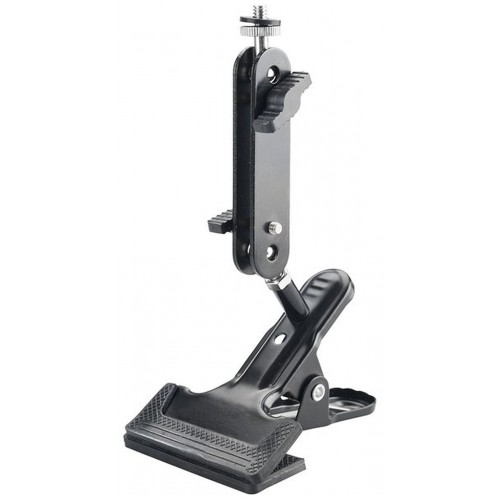 EXTOL PREMIUM držák-klip nastavitelný na laser/kameru, 1/4" šroub 8823923