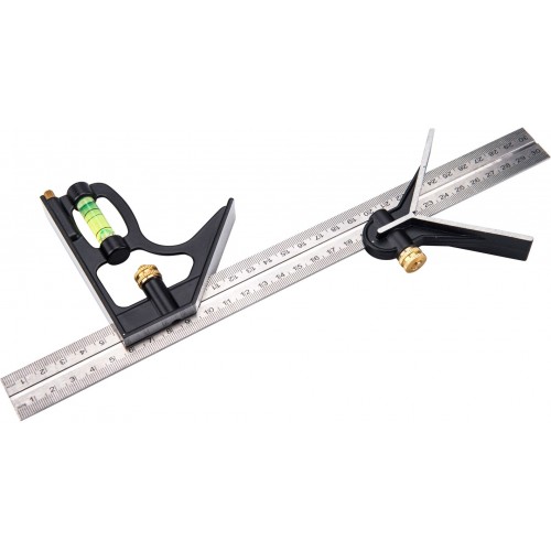 EXTOL PREMIUM úhelník multifunkční, 300mm, kov 8825105