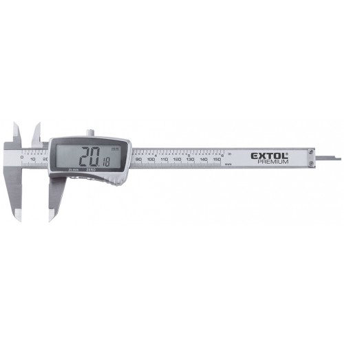 EXTOL PREMIUM měřítko posuvné digitální nerez , 0-150mm 8825220
