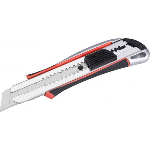 EXTOL PREMIUM Nůž ulamovací kovový s výstuhou, 25mm Auto-lock 8855025