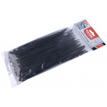 EXTOL PREMIUM pásky stahovací na kabely EXTRA, černé, 280x4,6mm, 100ks, nylon PA66 8856234