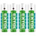 EXTOL ENERGY baterie nabíjecí, 4ks, AA (HR6), 1,2V, 2400mAh, NiMh 42061