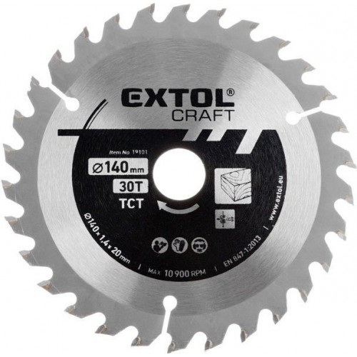 EXTOL CRAFT kotouč pilový s SK plátky, 185x1,4x30mm 19107