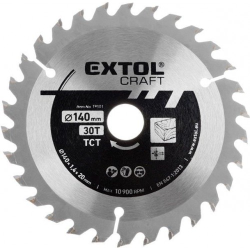 EXTOL CRAFT kotouč pilový s SK plátky, 250x1,8x30mm 19113