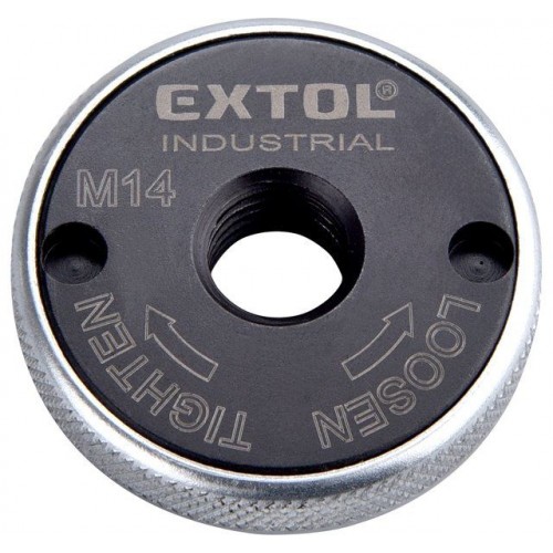 EXTOL INDUSTRIAL matice rychloupínací pro úhlové brusky, click-nut, M14, 8798050