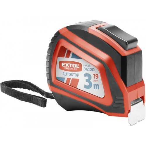 EXTOL PREMIUM metr svinovací, 3m, 3m, š. pásku 19mm 8821003