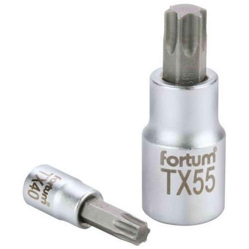 FORTUM hlavice zástrčná TORX, 1/4" , TX 40, L 37mm 4701726