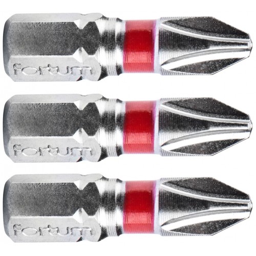 FORTUM-KITO hrot křížový phillips, sada 3ks, PH 2x25mm, S2 4741202