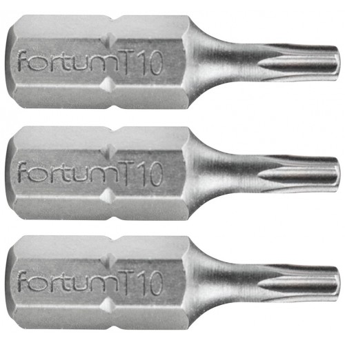 FORTUM-KITO hrot TORX, sada 3ks, T 10x25mm, S2 4741410 FORTUM-KITO hrot TORX, sada 3ks, T 10x25mm, S2 4741410