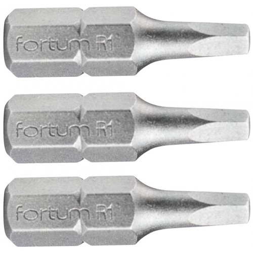 FORTUM hrot čtverec sada 3ks, SQ 1x25mm, S2 4741601 FORTUM hrot čtverec sada 3ks, SQ 1x25mm, S2 4741601