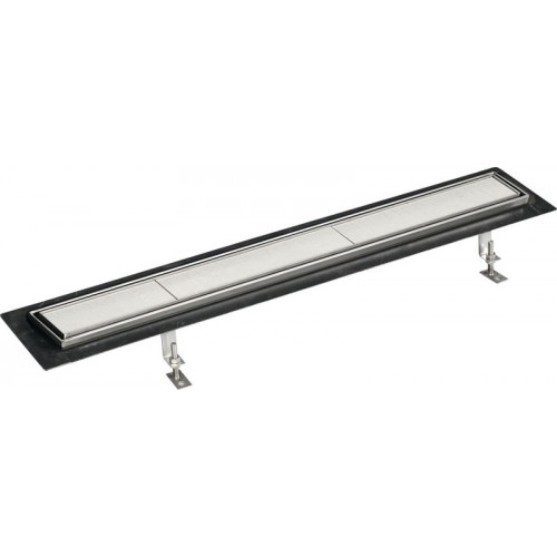 FLOW 97 nerezový kanálek s roštem pro obklad, do prostoru 970x150mm