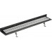 CORNER 87 nerezový kanálek s krycím roštem, ke zdi 870x130mm
