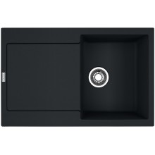 Franke Maris MRG 611, 780x500 mm, fragranitový dřez, matná černá 114.0637.576