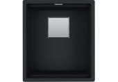Franke Kubus 2 KNG 110-37, 410x460 mm, fragranitový dřez, Matná černá 125.0670.899