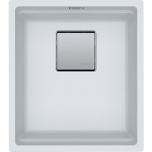 Franke Kubus 2 KNG 110-37, 410 x 460 mm, fragranitový dřez, Bílá led 125.0672.041
