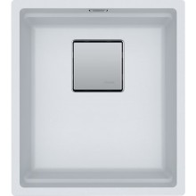 Franke Kubus KNG 110-37, 410x460 mm, fragranitový dřez, Bílá led 125.0672.041