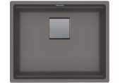 Franke Kubus 2 KNG 110-52, 560x460 mm, Fragranitový dřez, Šedý kámen 125.0641.422