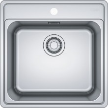 FRANKE BCX 610-51 510x510 Dřez, sítk.ventil, sifon, nerez 101.0698.010