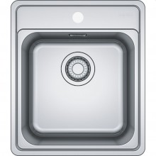 FRANKE BCX 610-42 415x480 Dřez, sítk.ventil, sifon, nerez 101.0698.241