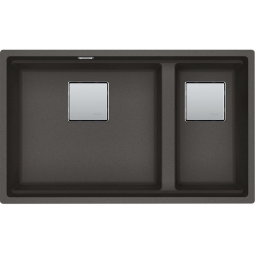Franke Kubus 2 KNG 120/2, 760x460 mm, Fragranitový dřez, Šedá břidlice 125.0714.199