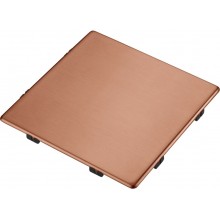 Franke Krytka ventilu hranatá, Celonerez, Měděná 112.0717.420