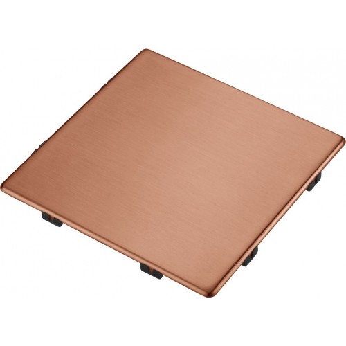 Franke Krytka ventilu hranatá, Celonerez, Měděná 112.0717.420