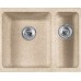 Franke Kubus KBG 160/2, 558x460 mm, granitový dřez, pískový melír 125.0250.536