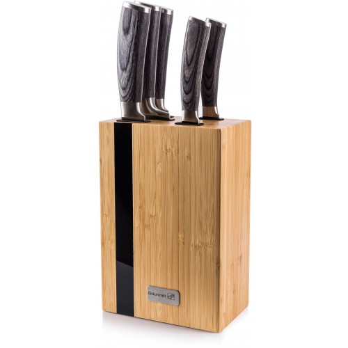 G21 Sada nožů Gourmet Rustic 5 ks + bambusový blok 6002237 G21 Sada nožů Gourmet Rustic 5 ks + bambusový blok 6002237