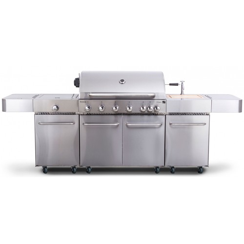 G21 NEVADA BBQ Premium line plynový gril 7 hořáků + zdarma redukční ventil 6390340