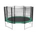 Trampolína G21 s ochrannou sítí 305cm zelená 69042622