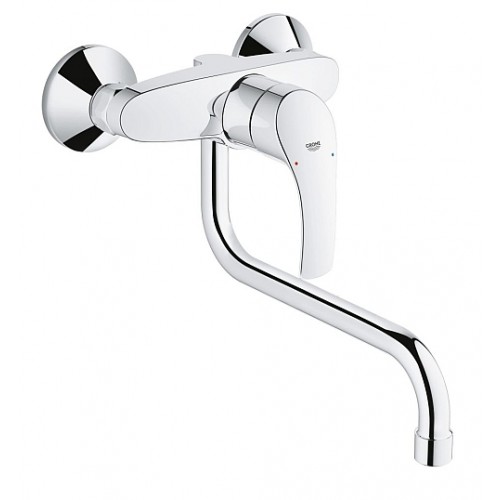 GROHE Eurosmart nástěnná dřezová baterie, chrom 32224002