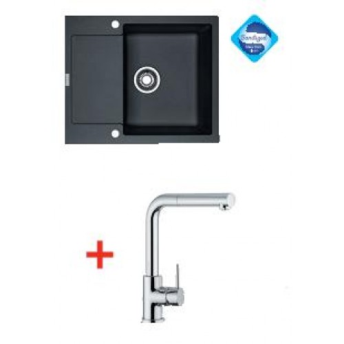 Franke SET G8 granitový dřez MRG 611-62 grafit + baterie FN 0147