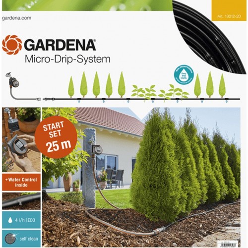 GARDENA Sada pro kapkovou závlahu pro 25 m rostlin v řádcích M+ časovač 13012-20