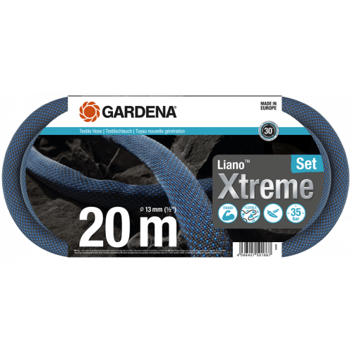 GARDENA Liano Xtreme Textilní hadice (1/2"), 20m sada 18470-20