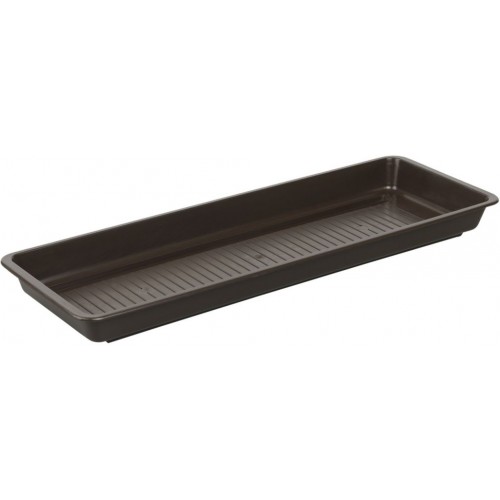 PLASTKON Miska pod truhlík Garden 60 cm hnědá