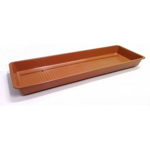 PLASTKON Miska pod truhlík Garden 60 cm terakota PLASTKON Miska pod truhlík Garden 60 cm terakota