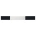 ALCAPLAST GLASS Posh Rošt pro liniový podlahový žlab 750mm (černé/nerez mat) GP1204-750