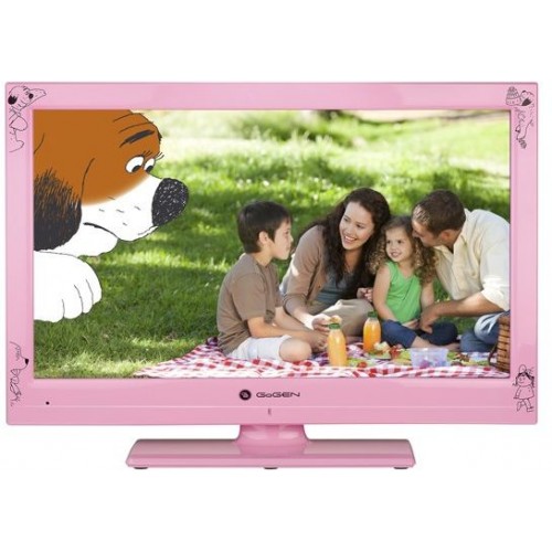 GoGEN Televize MAXI TELKA 24 P, LED, růžová
