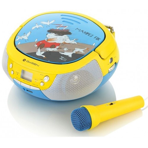 GoGEN Radiopřijímač s CD/ MP3/ USB, modrá/ žlutá GOGMAXIPREHRAVACB GoGEN Radiopřijímač s CD/ MP3/ USB, modrá/ žlutá GOGMAXIPREHRAVACB