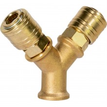 GÜDE rozdělovač vzduch dvojitý 3/8" vnitřní závit 41136