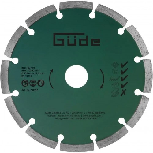 GÜDE Sada 2ks kotoučů k fréze MD 1700 58092 GÜDE Sada 2ks kotoučů k fréze MD 1700 58092