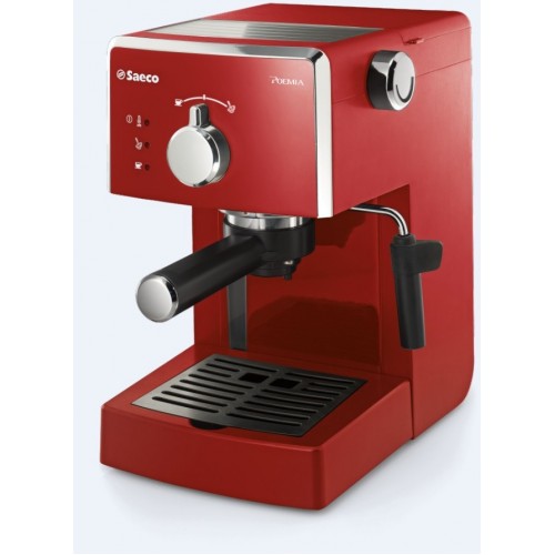 SAECO Manual Poemia - červená HD8423/29 domácí pákový kávovar SAECO Manual Poemia - červená HD8423/29 domácí pákový kávovar