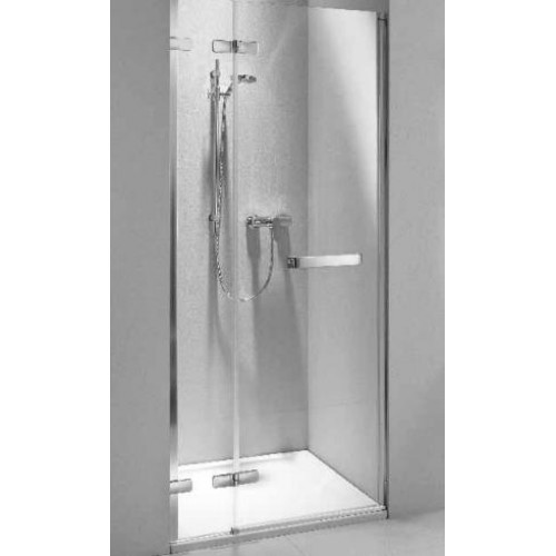 KOLO Next křídlové dveře do niky s madlem 120 cm, dveře otvírané vně, levé HDRF12222R03L