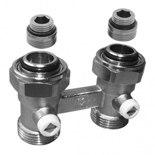 HERZ 3000 uzavíratelné šroubení H kus pro VK radiátory, rohové 3302112