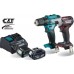 MAKITA HF2108-4 Aku šroubovák DF333DNX12 + rázový utahovák červený DTD171ZAR