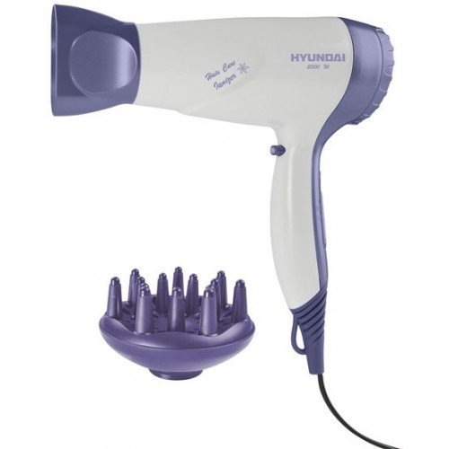 HYUNDAI HD 200I WP Vysoušeč vlasů s ionizací, bílo-fialový