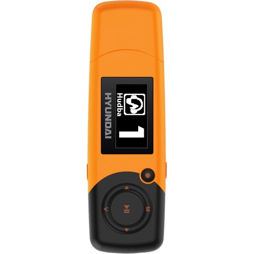HYUNDAI MP 366 FM MP3/MP4 Přehrávač 8 GB, oranžový