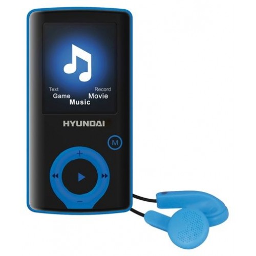 HYUNDAI MPC 883 FM MP3/MP4 Přehrávač 4 GB, modrý